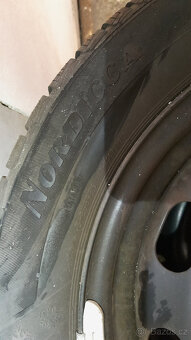 Zimní pneu 195/55 R15 + plechové disky 5x100  6jx15 ET38 - 4