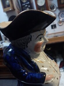 Starožitný keramický glazurovaný džbán - 4