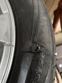 Alu kola r15 Volvo 4x114,3 + letní pneu - 4