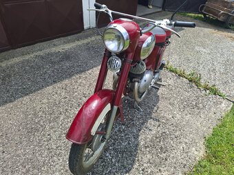 Jawa 350 354 kývačka patina r.v. 1960 - 4