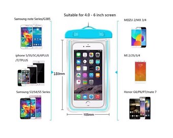 Voděodolné pouzdro pro mobil,nove - 4