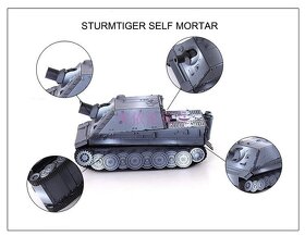 4D model nacvakávací stavebnice Sturmtiger 1:72 - 4