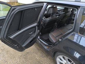 E61 Lci comfort černý kožený interiér. - 4