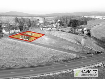 Prodej stavebních pozemků, 950 m2 a 1.022 m2, Liberec XX-Ost - 4