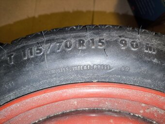 Dojezdová rezerva Continental T115/70 R15 - 4