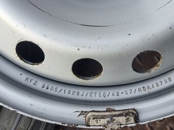 Plechové Disky 5x118 R16, ET50 jednotlivě - 4