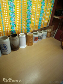 Keramické půlitry , džbán, čutora - 4