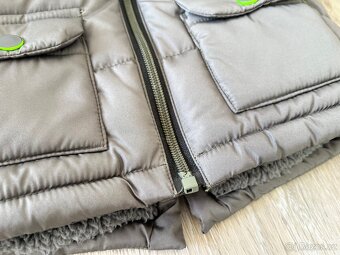 Zimní bundy pro dvojčata vel. 74 6-9 měs. Nové - 4