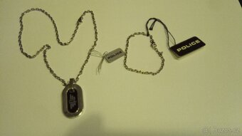 POLICE přívěsek na krk s náramkem - 4