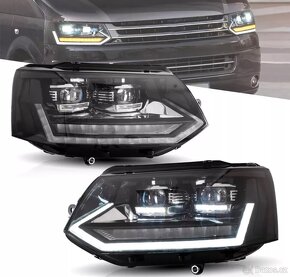 Full LED světlomety pro denní svícení VW T5 GP 09-15 E-mark - 4