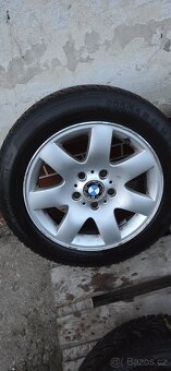 Alu kola R16, 5x120,styling 45 E46 zimní pneu 205/55 - 4