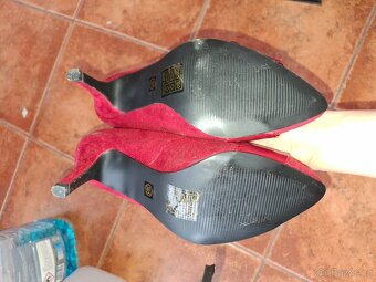 lodičky červené vel.38 - 4