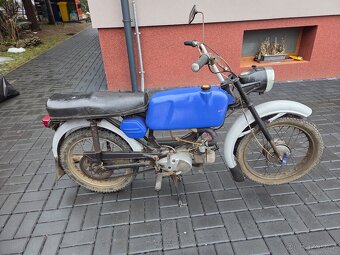 Jawa 23 Mustang bez TP, modrý 5. - 4