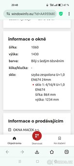 Plastové okno 1430x1060 - 4