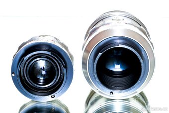 Meyer Trioplan 2.8/100 RED V + Trioplan 2,9/50 TOP STAV - 4
