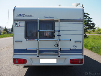 HOBBY EXCLUSIVE 440 obytný příves, POJEZD, TOP STAV + VÝBAVA - 4