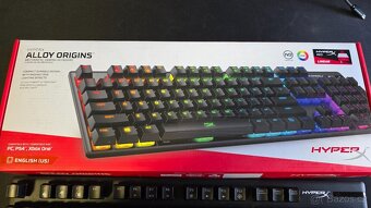 Klávesnice HyperX Alloy Origins Red Switch, US - 4