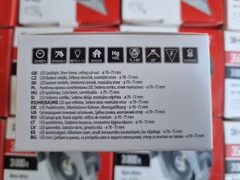 70x LED bodové světlo 5W 3000k 350lm - 4