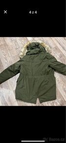 Dívčí kabát/parka vel. 10 - 12 let - 4