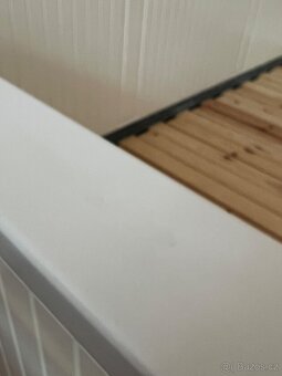 Postel IKEA HEMNES – rozkládací, se šuplíky (bílé dřevo) - 4