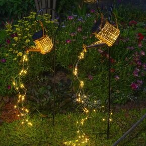 LED solární lampa v designu konve se světelným senzorem - 4