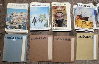 Sbírka časopisů Lidé a Země ( 1957 - 1984 ) + někde ročenky - 4