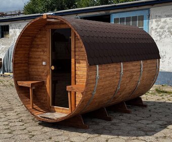 ZAHRADNÍ SUDOVÁ SAUNA 340cm DIY 3KR - 4