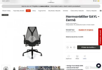 Kancelářská židle Herman Miller Sayl - 4