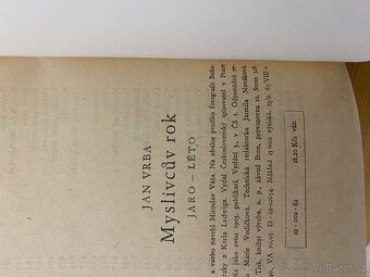 Myslivcův rok - 2 knihy: Jan Vrba - 4