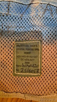 Britská taktická vesta OSPREY / Ops Waistcoat Desert 2006 - 4