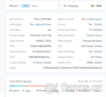 Apple iPhone 7, 128GB, baterie 100% - 4