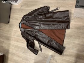 retro kožený kabát - 4