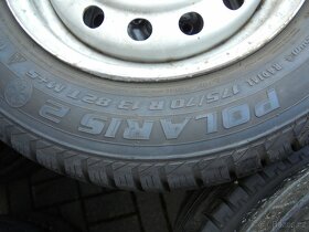 Plechové disky Honda Civic 13" 4x100 zimní pneu 175/70 R13 - 4