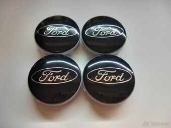 Středové krytky Ford, 54x52mm Black - 4