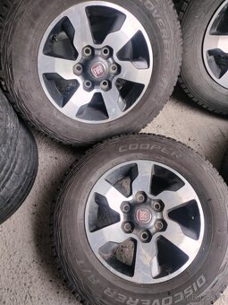 4ks alu disky orig. Fiat 6x139,7 + pneu - 4