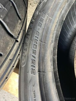 Letní pneu Falken 215/50 R18 90% -krásné - 4