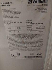 Plynový atmosférický ohřívač vody Vaillant - 4