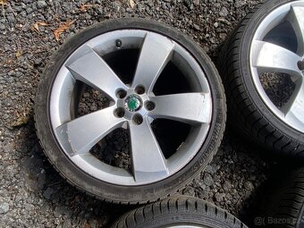 153. sada zimní alu kola 205/40 r17 5x100 Škoda - 4