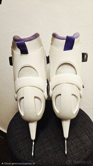 Dívčí lední nastavitelné brusle OXELO vel. 32-34 - 4