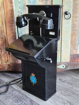 Starožitný krásný telefon L.M.ERICSSON AC-140, rok 1933 - 4