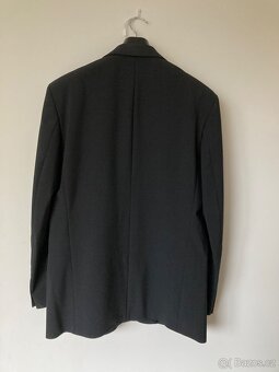 Pánský tmavě šedý oblek s vestou, zn. Blažek, vel.106 - 4