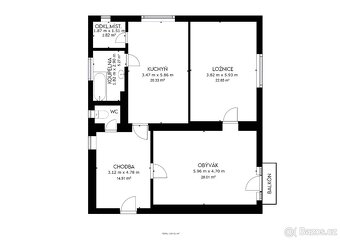 Prodej cihlového bytu 3+kk,92m2,garáž,Milevsko,okr. Písek - 4
