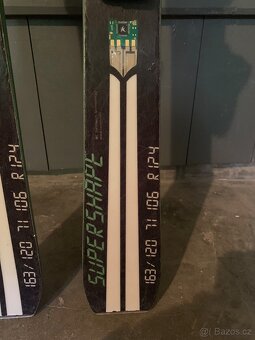 Prodám slalomové lyže Head Magnum Supershape 163cm - 4