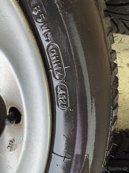 Prodám alfa Romeo zimní alu sadu pneu 205/55/16 BFGoodrich - 4