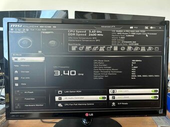 herní set základní deska, CPU + chladič, RAM - 4