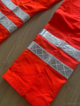 Reflexní Pracovní Kalhoty GORE-TEX Oranžovy - 4