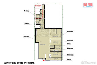 Pronájem obchod a služby, 310 m², Plzeň, ul. Sokolovská - 4