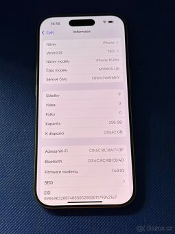 iPhone 16 Pro 256GB Natural Titanium - 4