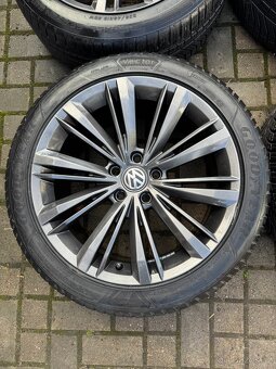 ORIGINÁL Alu Volkswagen Liverpool R18, 5x112 - TOP, ZIMNÍ - 4