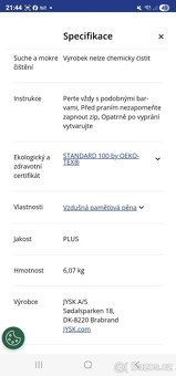 Vrchní matrace 180×200 cm WELLPUR - 4